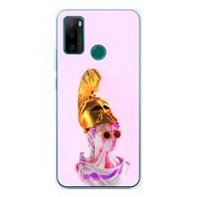 Чехол с Прикольным принтом на Ulefone Note 10P (АРТ Статуя)