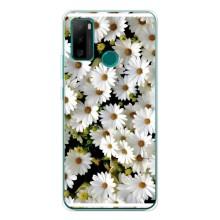Чехол с ромашками на Ulefone Note 10P – Рамка в ромашках