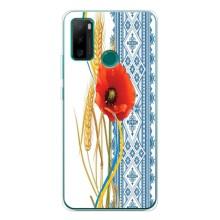 Силіконовый Чохол на Ulefone Note 10P з картинкой Вишиванки – Вишиванка з квіткою