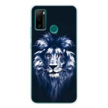 Чехол со Львом для Ulefone Note 10P (VPrint) (Синий Лев)