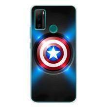 Чехол с Щитом Капитана Америки на Ulefone Note 10P – Яркий Щит Капитана