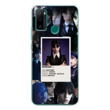 Чехлы Венсдей на Ulefone Note 10P Уэнсдей (AlphaPrint) (коллаж Уэнздей)