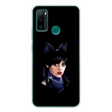 Чехлы Венсдей на Ulefone Note 10P Уэнсдей (AlphaPrint) (серьезная Уэнздей)