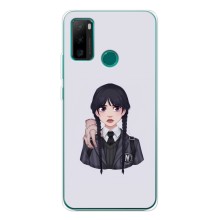 Чехлы Венсдей на Ulefone Note 10P Уэнсдей (AlphaPrint) (Уэнздей и Вещь)