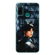 Чехлы Венсдей на Ulefone Note 10P Уэнсдей (AlphaPrint) (Уэнздей кошка)