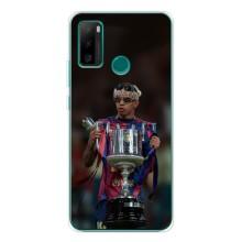 Чехол с футболистом Ламин Ямаль Ulefone Note 10P – Ямал с кубком