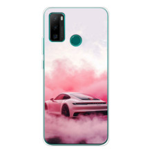 Чохол з авто Порше для Ulefone Note 10P – Рожевий Порше