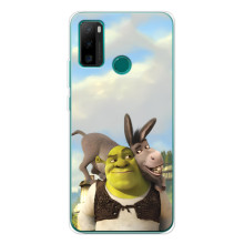 Чехол с мультфильмом Шрек на Ulefone Note 10P – Шрек и осел