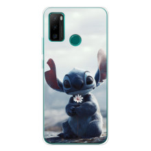 Чехол с рисунком Стич для Ulefone Note 10P – Стич с цветочком