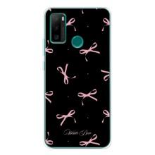 Чехол с бантиками на Нот 10П (Банты на черном)