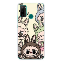 Чехол с Лабубу на Ulefone Note 10P (Коллаж Лабубу)