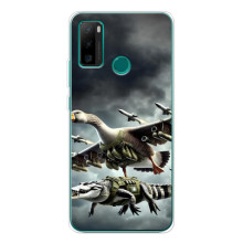 Чехол с мемами тралалело тралала для Ulefone Note 10P – Гусини и крокодило