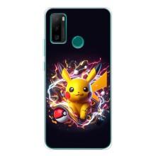 Чехол с Пикачу на Ulefone Note 10P (Пикачу с мячом)