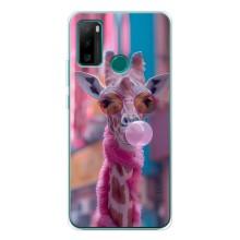 Чохол з принтом стильні тварини для Нот 10П (Стильна жирафа)