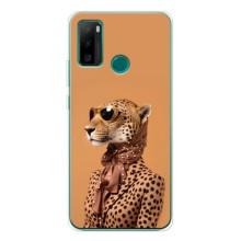 Чохол з принтом стильні тварини для Нот 10П (Стильний леопард)