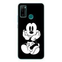 Эксклюзивный чехол для Ulefone Note 10P (AlphaPrint - Мультяшные) (Микки на черном)