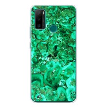 Мраморный чехол на Ulefone Note 10P (VPrint) (Салатный Мрамор)