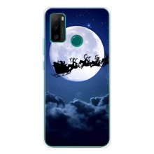 Новогодние Чехлы для Нот 10П (VPrint) (Санта - луна)
