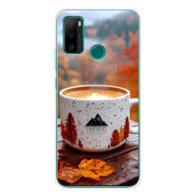 Чохол з унікальним дизайном 'Осінь з кавою' для Ulefone Note 10P – Кава на природі