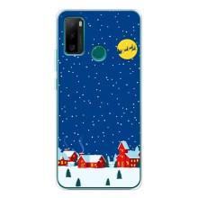 Силіконовий бампер на різдво для Ulefone Note 10P – Місто в снігу