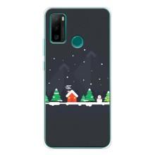Силіконовий бампер на різдво для Ulefone Note 10P – Місто зимове