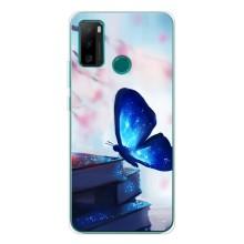 Силіконовий бампер з картинкою звірів для Ulefone Note 10P (Метелик синій)