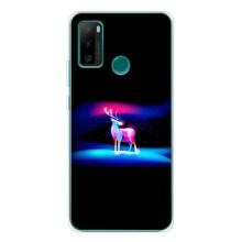 Силіконовий бампер з картинкою звірів для Ulefone Note 10P (Яскравий олень)