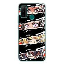 Силіконові чохлі з очіма Anime для Ноте 10П – Очі на чорному