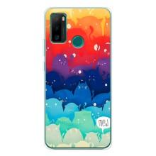 Силиконовый чехол с котиком для Ulefone Note 10P – Mew