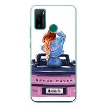 Силіконовый Чохол на Ulefone Note 10P з картинкой Модных девушек – Дівчина на машині
