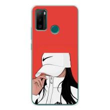 Силіконовый Чохол на Ulefone Note 10P з картинкой Модных девушек – Дівчина Nike