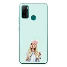 Силіконовый Чохол на Ulefone Note 10P з картинкой Модных девушек – В шапці
