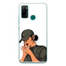 Силіконовый Чохол на Ulefone Note 10P з картинкой Модных девушек – У зеленому