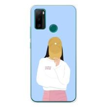 Силіконовый Чохол на Ulefone Note 10P з картинкой Модных девушек – Жовта кепка
