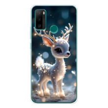 Яркий чехол для Ulefone Note 10P с Зимними Оленятами – Блистающий оленёнок