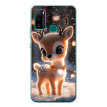 Яркий чехол для Ulefone Note 10P с Зимними Оленятами – Оленёнок
