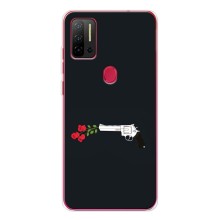 Чехлы (ART) Цветы на Ulefone Note 11P (VPrint) (Неожиданные цветы)