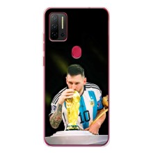 Чехлы для Ulefone Note 11P (Leo чемпион) (AlphaPrint) (Кубок Месси)