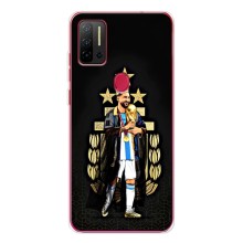 Чехлы для Ulefone Note 11P (Leo чемпион) (AlphaPrint) (Месси Король)