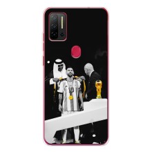 Чехлы для Ulefone Note 11P (Leo чемпион) (AlphaPrint) (Месси в накидке)