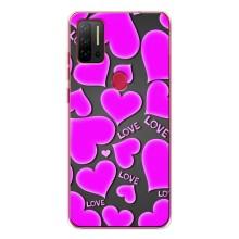 Чехлы для любимой на Нот 11П (VPrint) (Pink hearts)