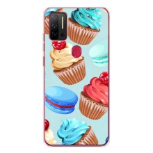 Чехлы с Фруктами для Ulefone Note 11P (VPrint) (Кексики)