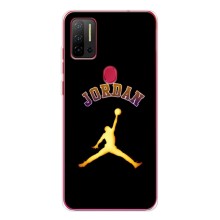 Чехлы для Ulefone Note 11P - с картинкой JORDAN (AlphaPrint) (Jordan Gold)