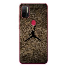 Чехлы для Ulefone Note 11P - с картинкой JORDAN (AlphaPrint) (Logo Jordan)