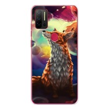 Чехлы с картинкой Лисички для Ulefone Note 11P (VPrint) (Лисица в космосе)