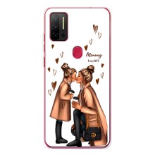 Чехол с печатью для Ulefone Note 11P - (Мама с ребенком) (AlphaPrint) (Дочка и мама)