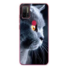 Чехлы с Котиками для Ulefone Note 11P (VPrint) (Серый Кот)