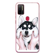 Чехлы с собаками для Ulefone Note 11P (VPrint) (Довольный Хаски)
