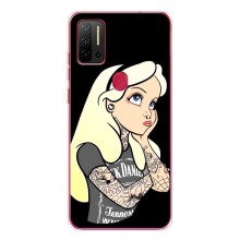Чехол с печатью для Ulefone Note 11P - (Мода) (AlphaPrint) (Девочка в тату)