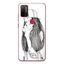 Чехол с печатью для Ulefone Note 11P - (Мода) (AlphaPrint) (Фото девочки)